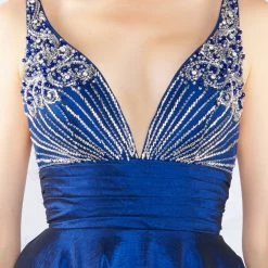 In Stock Ballgown Dresses Mac Duggal 66926 Midnight Blue Size 2 Prom Dress Pageant Ball Gown A Line