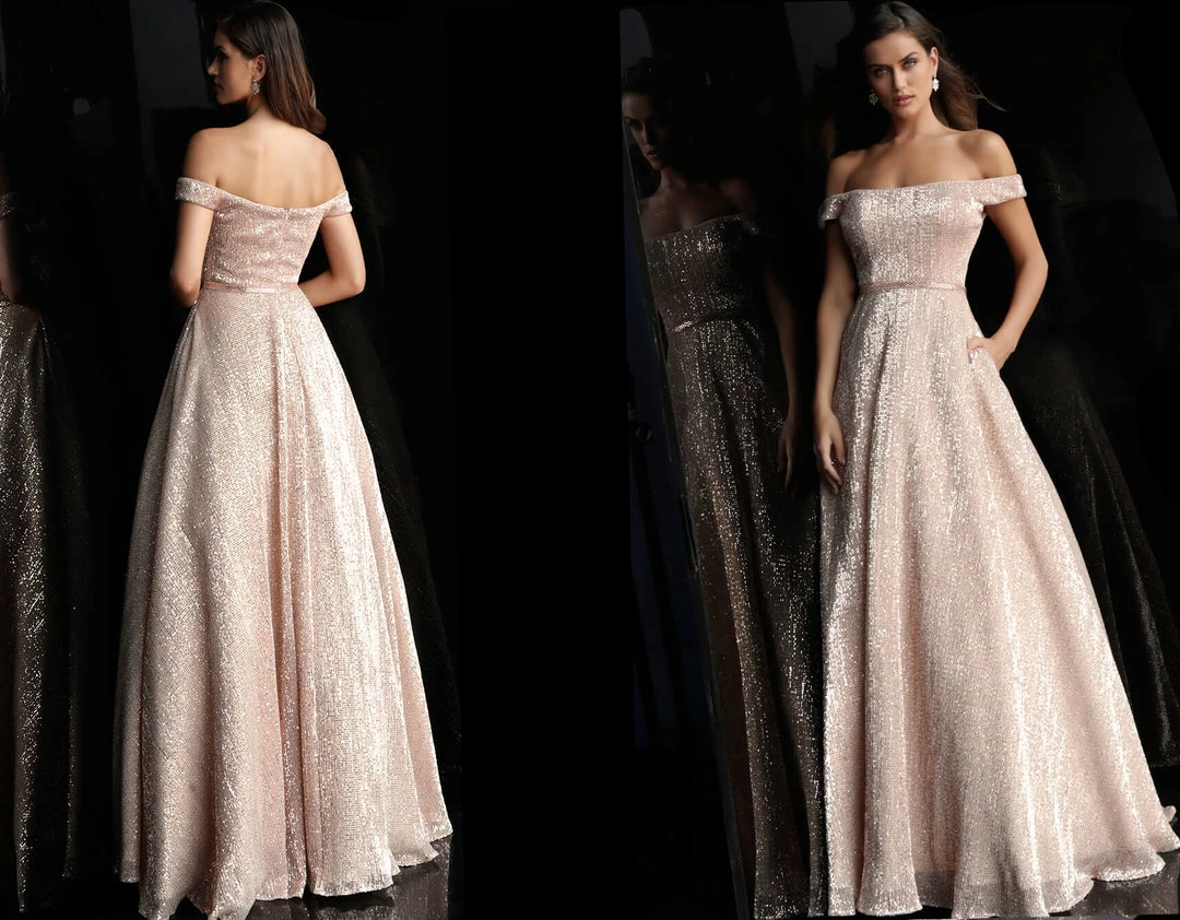 In Stock Ballgown Dresses Jovani JVN66951 Size 14 Off The Shoulder Sequin Prom Dress Ball Gown Formal Evening 5 In Stock Ballgown Dresses Jovani JVN66951 Size 14 Off The Shoulder Sequin Prom Dress Ball Gown Formal Evening