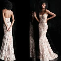Jovani 67331 Champagne Sequin Embellished Mermaid Prom Dress Pageant Gown Mermaid Dresses 9 Jovani 67331 Champagne Sequin Embellished Mermaid Prom Dress Pageant Gown Mermaid Dresses