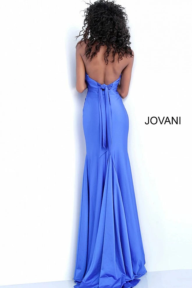 Discontinued Long Sleeve Dresses Jovani 67473 Plunging Neckline Tie Back Fitted Stretch Prom Dress 4 Discontinued Long Sleeve Dresses Jovani 67473 Plunging Neckline Tie Back Fitted Stretch Prom Dress