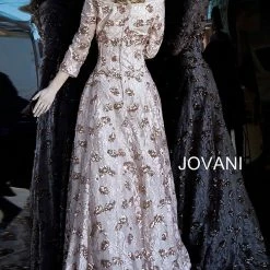 Discontinued Jovani 67860 Nude Sizes 00-24 Ballgown Dresses