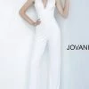 Jovani 67941 Tie Back Embellished V Neckline Jumpsuit 1 Jovani 67941 Tie Back Embellished V Neckline Jumpsuit