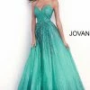 Discontinued Jovani 68117 Off The Shoulder Embellished Glitter Prom Dress Ballgown Dresses