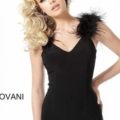 Jovani 68596 Black Sizes 00-24