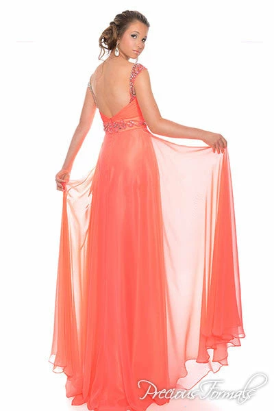 In Stock CLEARANCE Precious Formals Lux Gal 70118 Size 0 Royal Blue Long Prom Dress High Neck 5 In Stock CLEARANCE Precious Formals Lux Gal 70118 Size 0 Royal Blue Long Prom Dress High Neck