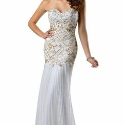 In Stock Mermaid Dresses Nina Canacci 7121 Size 8 Mint Pleated Skirt Mermaid Prom Dress Pageant Gown