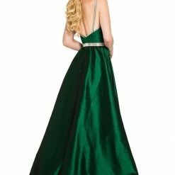 In Stock Johnathan Kayne 7242 Size 4 Canary Yellow Lace V Neck Pageant Gown Prom Dress OverSkirt