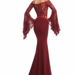 In Stock Johnathan Kayne 7244 Size 2 Pink Lace Bell Sleeve Off Shoulder Prom Dress Pageant Gown Embellished Long Sleeve Dresses 37 In Stock Johnathan Kayne 7244 Size 2 Pink Lace Bell Sleeve Off Shoulder Prom Dress Pageant Gown Embellished Long Sleeve Dresses