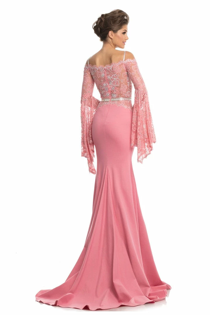 In Stock Johnathan Kayne 7244 Size 2 Pink Lace Bell Sleeve Off Shoulder Prom Dress Pageant Gown Embellished Long Sleeve Dresses 4 In Stock Johnathan Kayne 7244 Size 2 Pink Lace Bell Sleeve Off Shoulder Prom Dress Pageant Gown Embellished Long Sleeve Dresses