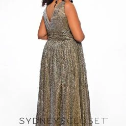 Discontinued Long Sleeve Dresses Sydneys Closet SC 7284 V Neckline Wide Straps Plus Size Prom Dress Evening Gown 19 Discontinued Long Sleeve Dresses Sydneys Closet SC 7284 V Neckline Wide Straps Plus Size Prom Dress Evening Gown