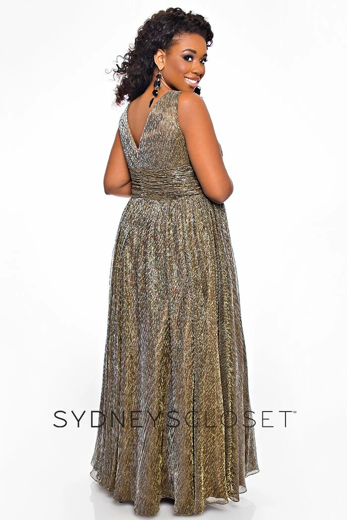 Discontinued Long Sleeve Dresses Sydneys Closet SC 7284 V Neckline Wide Straps Plus Size Prom Dress Evening Gown 9 Discontinued Long Sleeve Dresses Sydneys Closet SC 7284 V Neckline Wide Straps Plus Size Prom Dress Evening Gown