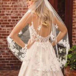 In Stock Casablanca Beloved BL286 Delilah Size 12 Lace A Line Wedding Dress Bridal Gown
