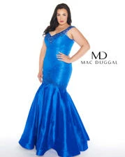 In Stock Fabulouss By Mac Duggal 77178 Royal Blue Size 16 Prom Dress Pageant Gown Mermaid Dresses