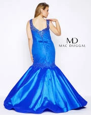 In Stock Fabulouss By Mac Duggal 77178 Royal Blue Size 16 Prom Dress Pageant Gown Mermaid Dresses