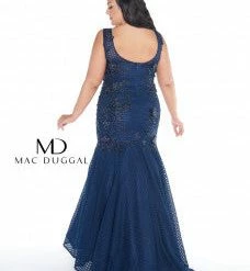In Stock Mac Duggal Fabulouss 77375 Burgundy Size 20 Prom Dress Pageant Gown
