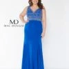 In Stock Fabulouss By Mac Duggal 77388 Size 18 Cobalt Blue Prom Dress Pageant Gown