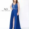 In Stock CLEARANCE Fabulouss By Mac Duggal 77391 Royal Blue Size 18 Prom Dress Pageant Gown