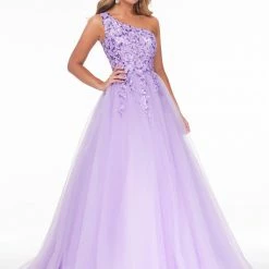 Ashleylauren Ashley Lauren 11004 One Shoulder Tulle Prom Dress With Sequin Applique 15 Ashleylauren Ashley Lauren 11004 One Shoulder Tulle Prom Dress With Sequin Applique