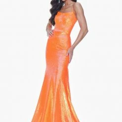 In Stock Mermaid Dresses Ashley Lauren 11024 Coral Size 4, 8 Sequin Prom Dress With Lace Up Back Pageant Gown 19 In Stock Mermaid Dresses Ashley Lauren 11024 Coral Size 4, 8 Sequin Prom Dress With Lace Up Back Pageant Gown