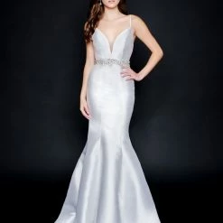 Nina Canacci 2318 Long Mermaid Prom Pageant Gown