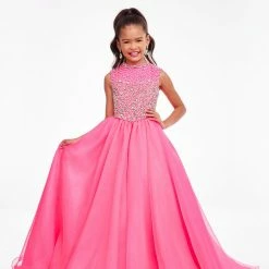 Ballgown Dresses Ashley Lauren Kids 8072 Long High Neck Beaded Bodice A Line Pageant Dress 18 Ballgown Dresses Ashley Lauren Kids 8072 Long High Neck Beaded Bodice A Line Pageant Dress