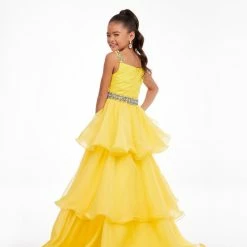 Ashley Lauren Kids 8080 Long Girls Tiered A Line Ball Gown Skirt Pageant Dress 15 Ashley Lauren Kids 8080 Long Girls Tiered A Line Ball Gown Skirt Pageant Dress