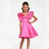 Short Prom Dresses Ashley Lauren Kids 8081 Girls Short Satin Pageant Cocktail Dress Ruffle Bows V Neck 1 Short Prom Dresses Ashley Lauren Kids 8081 Girls Short Satin Pageant Cocktail Dress Ruffle Bows V Neck