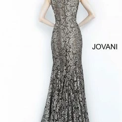 Jovani 8083 Long Metallic Shimmer Lace Evening Gown Prom Pageant Dress Mermaid 12 Jovani 8083 Long Metallic Shimmer Lace Evening Gown Prom Pageant Dress Mermaid