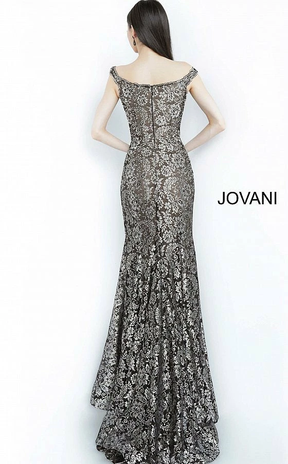 Jovani 8083 Long Metallic Shimmer Lace Evening Gown Prom Pageant Dress Mermaid 7 Jovani 8083 Long Metallic Shimmer Lace Evening Gown Prom Pageant Dress Mermaid