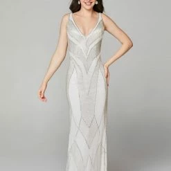 In Stock Primavera Couture 3629 Long Fitted Beaded Formal Prom Dress Backless Gown Size 8 28 In Stock Primavera Couture 3629 Long Fitted Beaded Formal Prom Dress Backless Gown Size 8