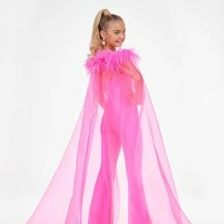 In Stock Jumpsuits & Rompers Ashley Lauren Kids 8100 Size 12 Hot Pink Pageant Jumpsuit Feathers Cape Girls Fun Fashion 16 In Stock Jumpsuits & Rompers Ashley Lauren Kids 8100 Size 12 Hot Pink Pageant Jumpsuit Feathers Cape Girls Fun Fashion