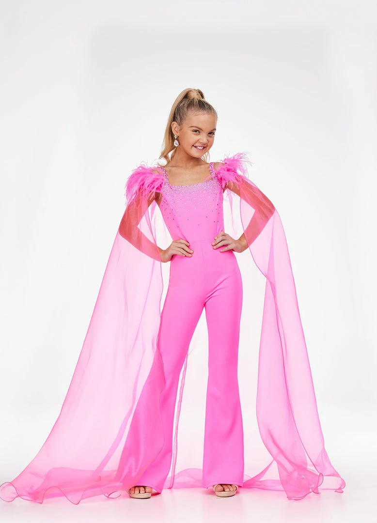 In Stock Jumpsuits & Rompers Ashley Lauren Kids 8100 Size 12 Hot Pink Pageant Jumpsuit Feathers Cape Girls Fun Fashion 3 In Stock Jumpsuits & Rompers Ashley Lauren Kids 8100 Size 12 Hot Pink Pageant Jumpsuit Feathers Cape Girls Fun Fashion