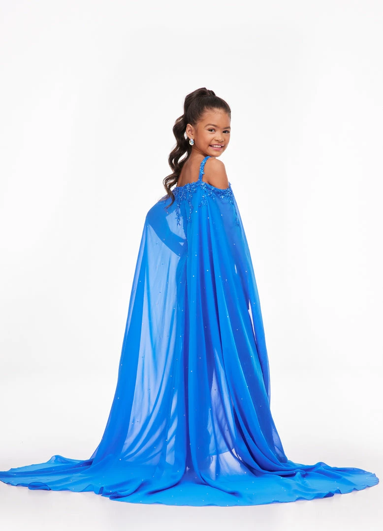 Ashley Lauren Kids 8107 Long Lace Jumpsuit Girls Cape Off The Shoulder Fun Fashion 6 Ashley Lauren Kids 8107 Long Lace Jumpsuit Girls Cape Off The Shoulder Fun Fashion