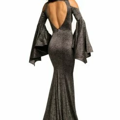 In Stock Mermaid Dresses Johnathan Kayne 8111 Size 2 Long Backless Bell Sleeve Dress Shimmer Mermaid Formal 13 In Stock Mermaid Dresses Johnathan Kayne 8111 Size 2 Long Backless Bell Sleeve Dress Shimmer Mermaid Formal