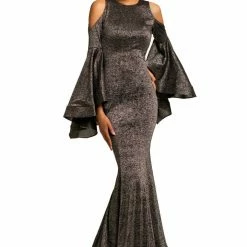 In Stock Mermaid Dresses Johnathan Kayne 8111 Size 2 Long Backless Bell Sleeve Dress Shimmer Mermaid Formal 12 In Stock Mermaid Dresses Johnathan Kayne 8111 Size 2 Long Backless Bell Sleeve Dress Shimmer Mermaid Formal