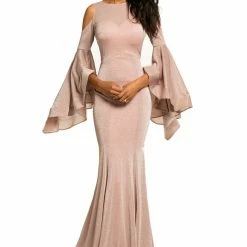 In Stock Mermaid Dresses Johnathan Kayne 8111 Size 2 Long Backless Bell Sleeve Dress Shimmer Mermaid Formal 14 In Stock Mermaid Dresses Johnathan Kayne 8111 Size 2 Long Backless Bell Sleeve Dress Shimmer Mermaid Formal