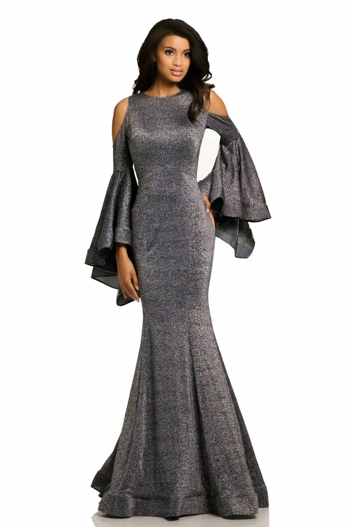 In Stock Mermaid Dresses Johnathan Kayne 8111 Size 2 Long Backless Bell Sleeve Dress Shimmer Mermaid Formal 3 In Stock Mermaid Dresses Johnathan Kayne 8111 Size 2 Long Backless Bell Sleeve Dress Shimmer Mermaid Formal