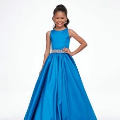 Ashley Lauren Kids Ashley Lauren 8113 Girls Long Kids A Line Ball Gown Dress Evening Gown Crystal Belt 15 Ashley Lauren Kids Ashley Lauren 8113 Girls Long Kids A Line Ball Gown Dress Evening Gown Crystal Belt
