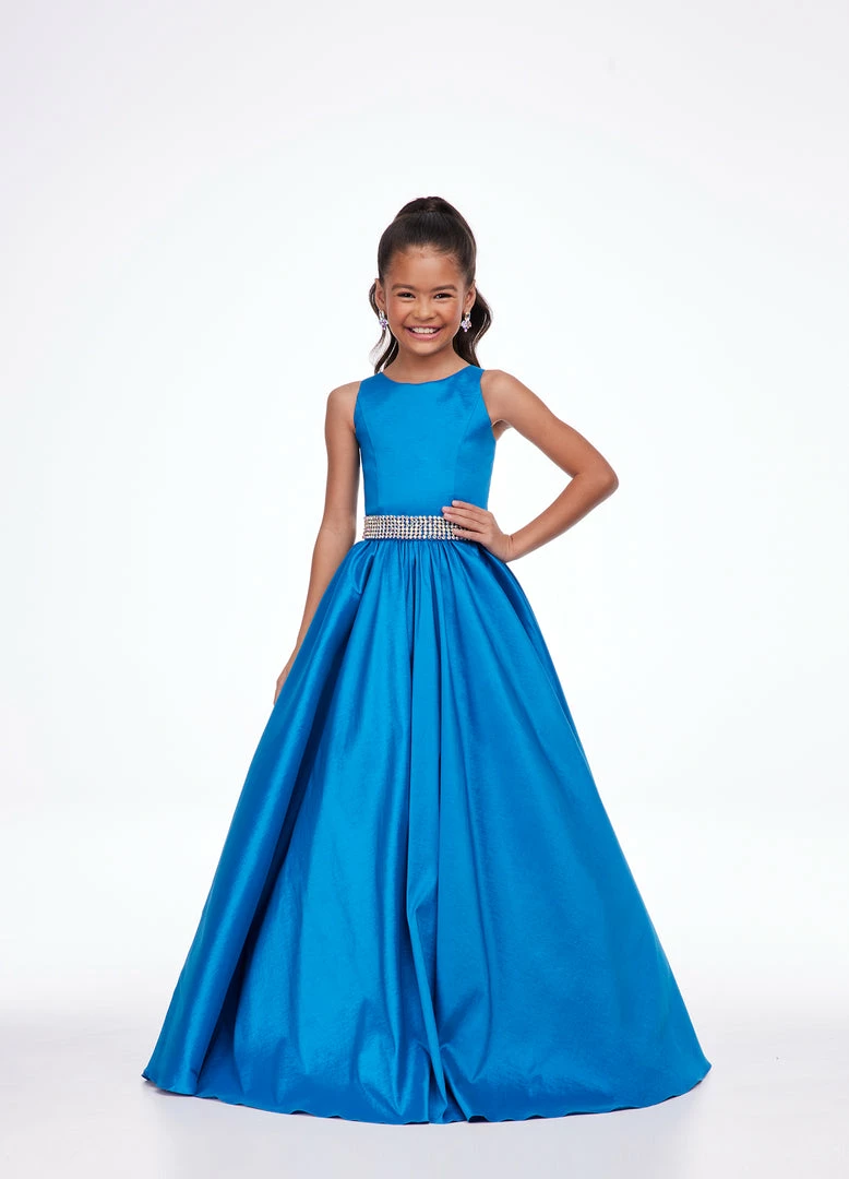 Ashley Lauren Kids Ashley Lauren 8113 Girls Long Kids A Line Ball Gown Dress Evening Gown Crystal Belt 5 Ashley Lauren Kids Ashley Lauren 8113 Girls Long Kids A Line Ball Gown Dress Evening Gown Crystal Belt