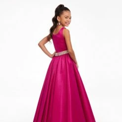 Ashley Lauren Kids Ashley Lauren 8113 Girls Long Kids A Line Ball Gown Dress Evening Gown Crystal Belt 18 Ashley Lauren Kids Ashley Lauren 8113 Girls Long Kids A Line Ball Gown Dress Evening Gown Crystal Belt