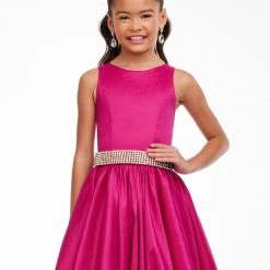 Ashley Lauren Kids Ashley Lauren 8113 Girls Long Kids A Line Ball Gown Dress Evening Gown Crystal Belt 21 Ashley Lauren Kids Ashley Lauren 8113 Girls Long Kids A Line Ball Gown Dress Evening Gown Crystal Belt