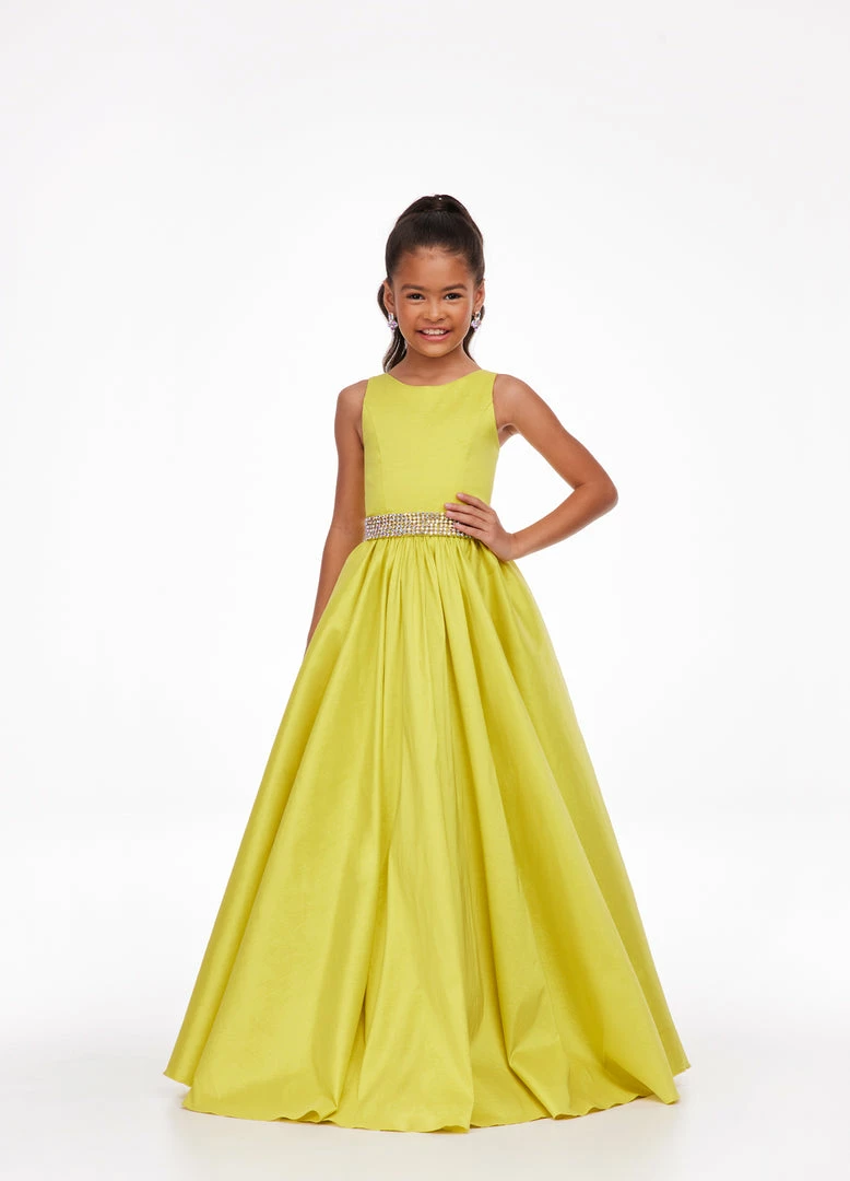 Ashley Lauren Kids Ashley Lauren 8113 Girls Long Kids A Line Ball Gown Dress Evening Gown Crystal Belt 4 Ashley Lauren Kids Ashley Lauren 8113 Girls Long Kids A Line Ball Gown Dress Evening Gown Crystal Belt
