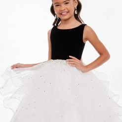 Ashley Lauren Kids Ashley Lauren 8120 Long Velvet Layered Organza Skirt Girls Pageant Dress 20 Ashley Lauren Kids Ashley Lauren 8120 Long Velvet Layered Organza Skirt Girls Pageant Dress