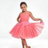Ashley Lauren Kids 8123 Short Pleated Tulle Girls Cocktail Formal Party Dress Knee Length Short Prom Dresses