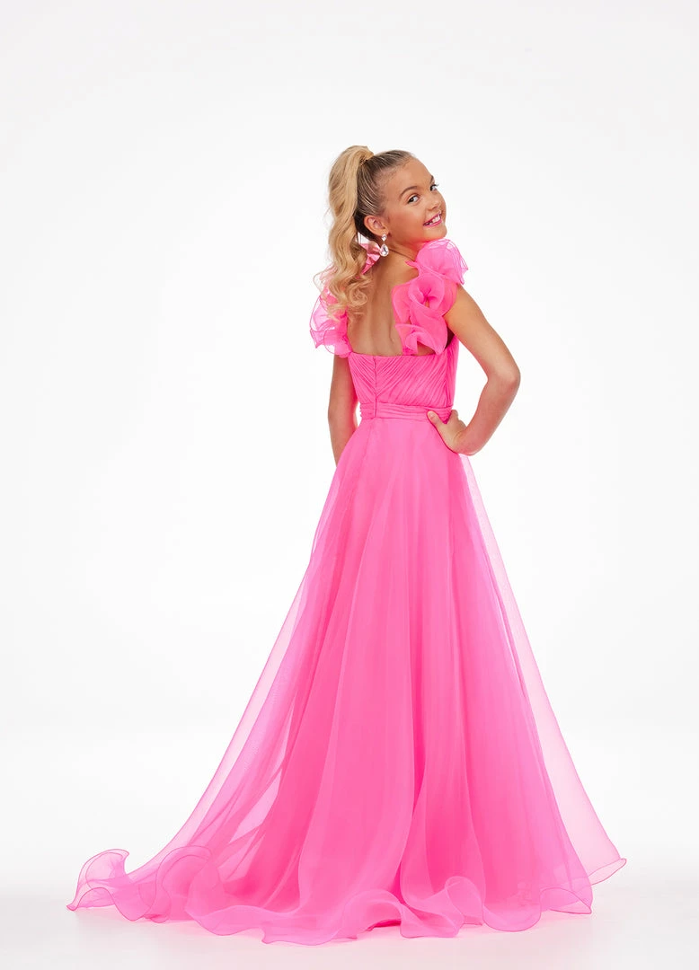 Kids Dresses Ashley Lauren Kids 8124 A Line Girls Pageant Dress Ruffle Sleeve V Neck Gown 10 Kids Dresses Ashley Lauren Kids 8124 A Line Girls Pageant Dress Ruffle Sleeve V Neck Gown