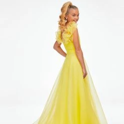 Kids Dresses Ashley Lauren Kids 8124 A Line Girls Pageant Dress Ruffle Sleeve V Neck Gown 14 Kids Dresses Ashley Lauren Kids 8124 A Line Girls Pageant Dress Ruffle Sleeve V Neck Gown