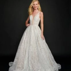 Nina Canacci 8202 Long Ballgown Prom Pageant Gown