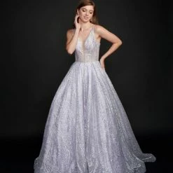 Nina Canacci 8202 Long Ballgown Prom Pageant Gown