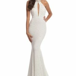 In Stock Mermaid Dresses Johnathan Kayne 8235 Size 4 Embellished Glitter Mermaid Crystal Choker Prom Dress Pageant Gown 14 In Stock Mermaid Dresses Johnathan Kayne 8235 Size 4 Embellished Glitter Mermaid Crystal Choker Prom Dress Pageant Gown