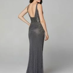 In Stock Primavera Couture 3617 Lilac Prom Dress Size 2 Long Fitted Beaded Formal Pageant Gown Backless Dresses